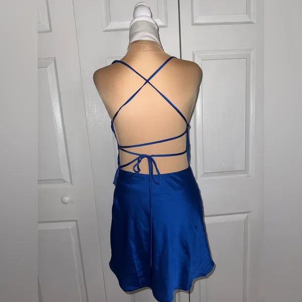 That’s So Fetch Olivia Dress Royal Blue‎ Size USA 4 NWT - Image 4