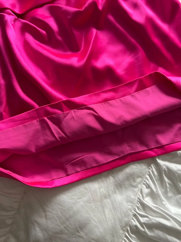 Pink Lily Satin Dress - Image 6