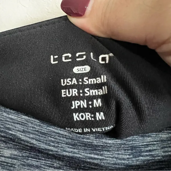 Tesla‎ Space Dyed Fleece Lined Tummy Control Yoga Leggings - Image 4
