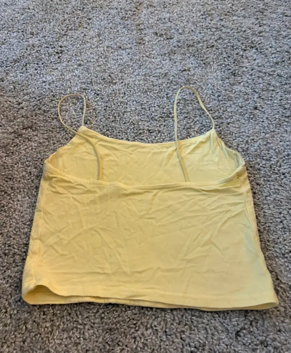 PacSun Yellow Basics Cropped Tank - Image 2