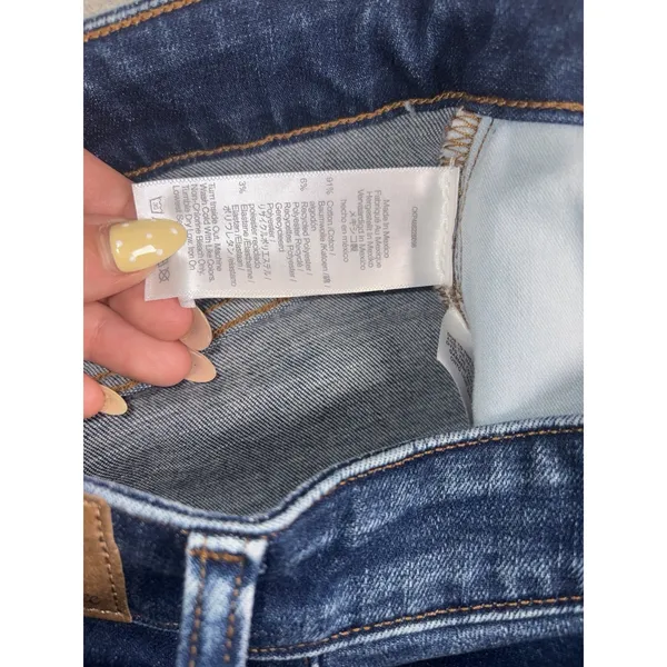 Madewell NWT Womens 27T Curvy Perfect Vintage Jeans Mid Rise Blue - Image 9