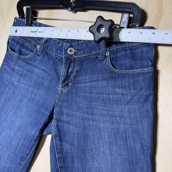 Vintage Y2K American Eagle Jeans Women's 8 Real‎ Flare Pockets Inseam 30" - Image 4