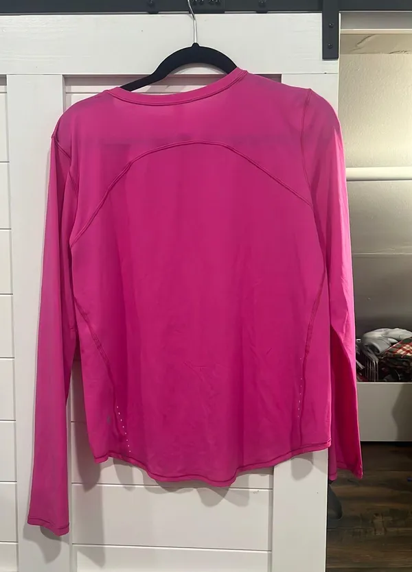 Lululemon Sonic Pink  Long Sleeve - Image 4