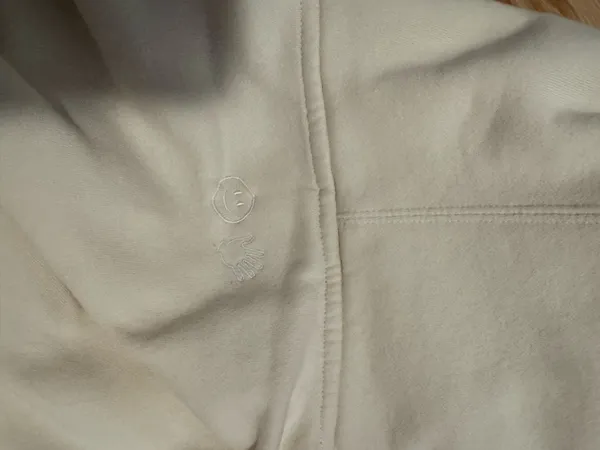 Glossier hoodie White - Image 2