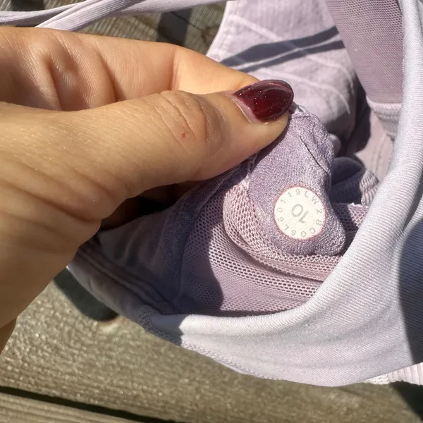 Lululemon Free to Be Serene Bra Long Line Lavender Purple Size 10 W2BGSL - Image 3