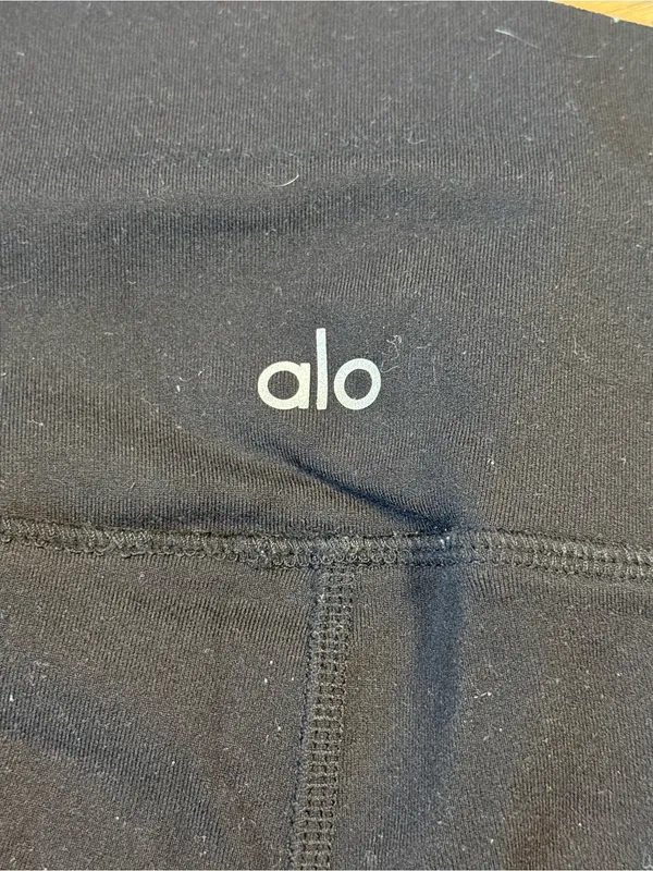 Alo High Waisted Moto Leggings Size Small to Medium - Image 3