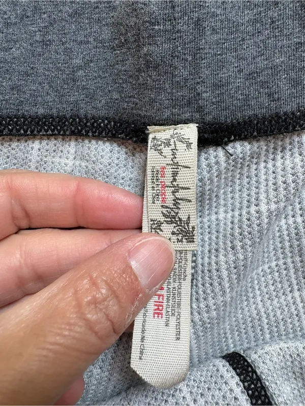 Intimately Free People Pajama Set Gray Plaid Lounge Jogger Medium - Image 7