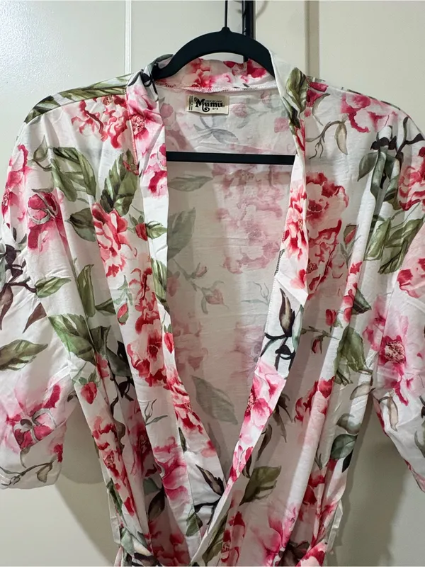 Show me Your MuMu Brie Robe Pink Floral Robe - Image 3