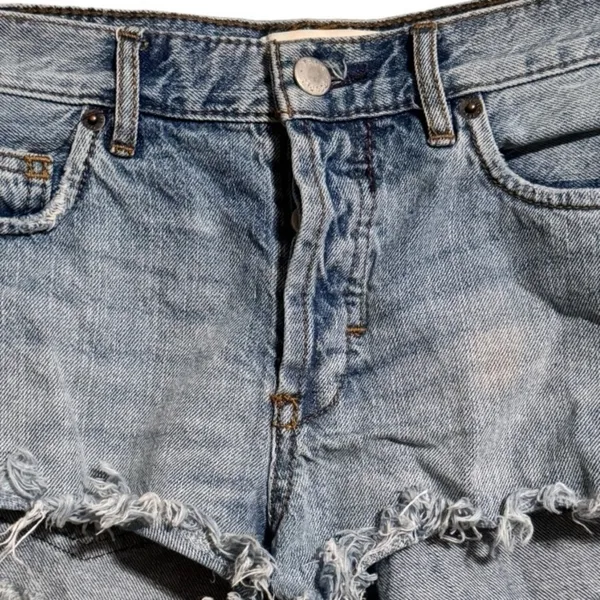 We The Free Denim Button Fly Shorts‎ - Image 2