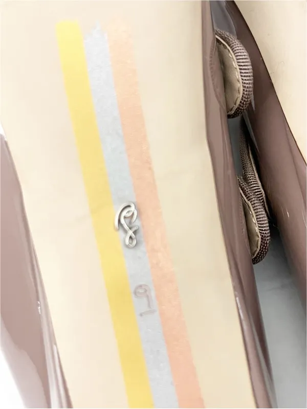 SAM EDELMAN McKenna Nude Patent Leather Strappy Mary Jane Mules Size 9 - Image 3