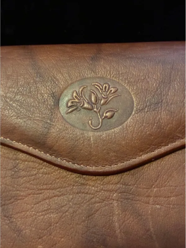 Vintage Buxton Heiress Organizer Clutch Wallet Cowhide Leather Long Bifold - Image 2