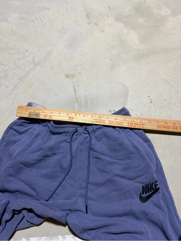 Nike blue joggers just do it medium - Image 3