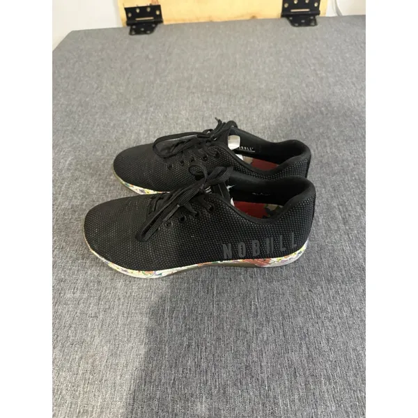 Nobull Shoes Womens 9.5 Black Impact Daisy Floral Trainer Athletic Workout - Image 4