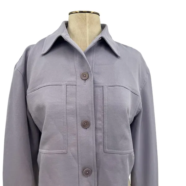 Aritzia Wilfred‎ Little Cropped Jacket Lavish Lavender Purple Size Medium - Image 5