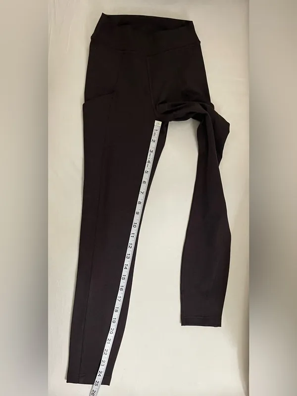 Lululemon SET Suede Tank Top & Leggings Dark Espresso Size 4 Retails $158 - Image 14