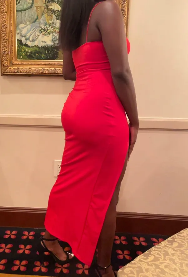 Red Maxi Dress - Image 3