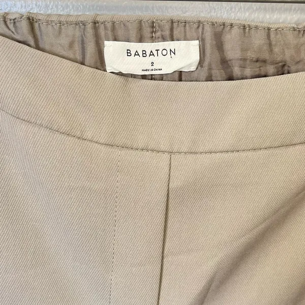 Aritzia Babaton Women’s Tan Manolo Wide Leg Pants Size‎ 2 - Image 4