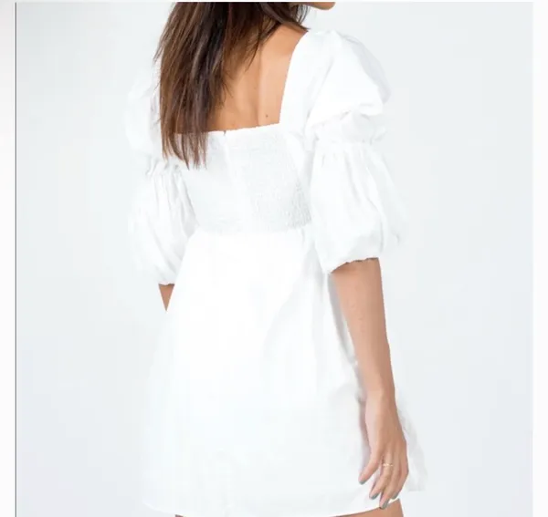 Princess Polly Mini Dress White - Image 3