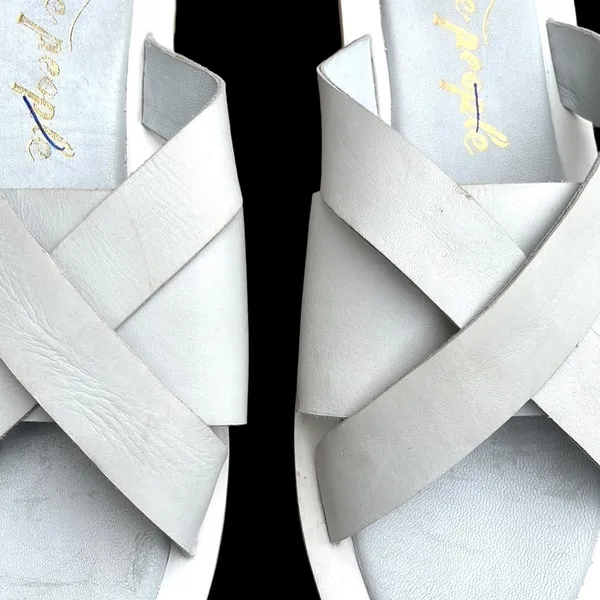 Free People Leather Del Mar Slide Sandals - Image 6