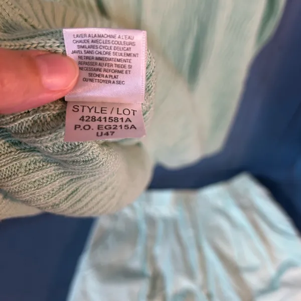 Elisabeth by Liz Claiborne Mint Green Women's Sweater & Shorts | Sz 1 & 14 - Image 5