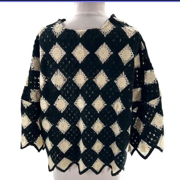 Free People Beach House‎ crochet top sz XS S - Image 6