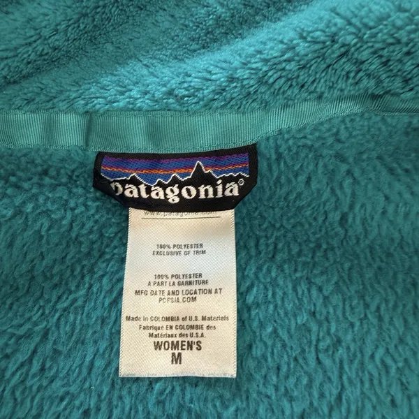 Patagonia Green Full Zip Re-Tool Jacket Pockets Women's MEDIUM - Image 9