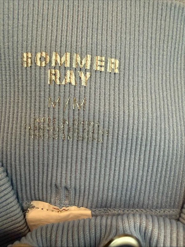 SOMMER RAY ribbed light blue leggings - Image 4