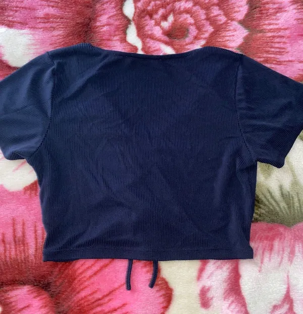 It’s A Beautiful Day To Leave Me Alone Navy Blue Shirt - Image 2