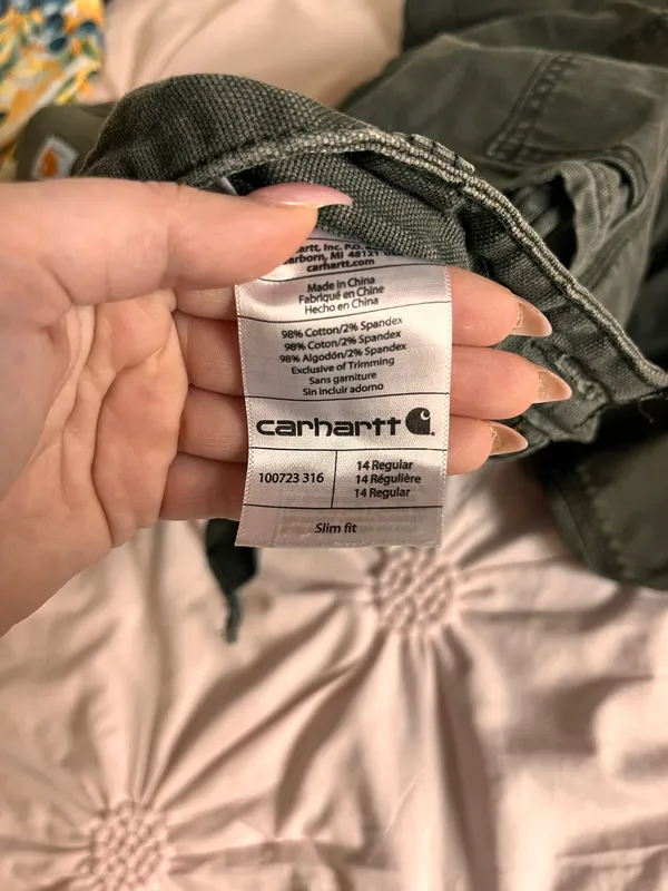 Carhartt Slim Fit Pants – Size 14 Regular - Image 4