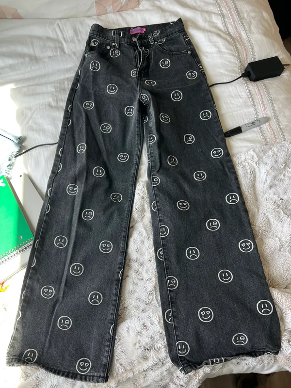 Edikted Moody Wide Leg Jeans - Image 4