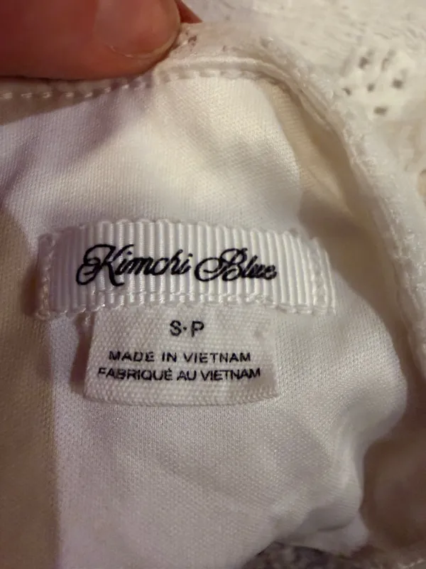 Kimchi Blue White Lace Halter Top with Ribbon - Image 6