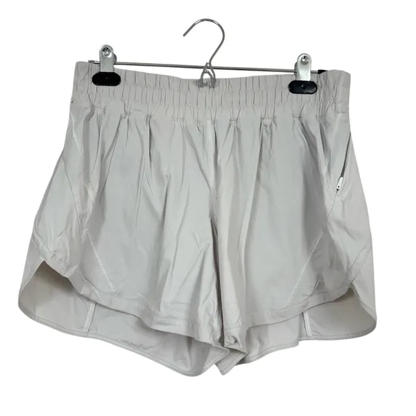 Lululemon Grey Athletic Shorts Womens 10 Casual Running Casual Lined retro Sport - Image 2