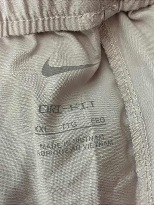 Nike White Elastic-Waist Athletic Pants - Image 2
