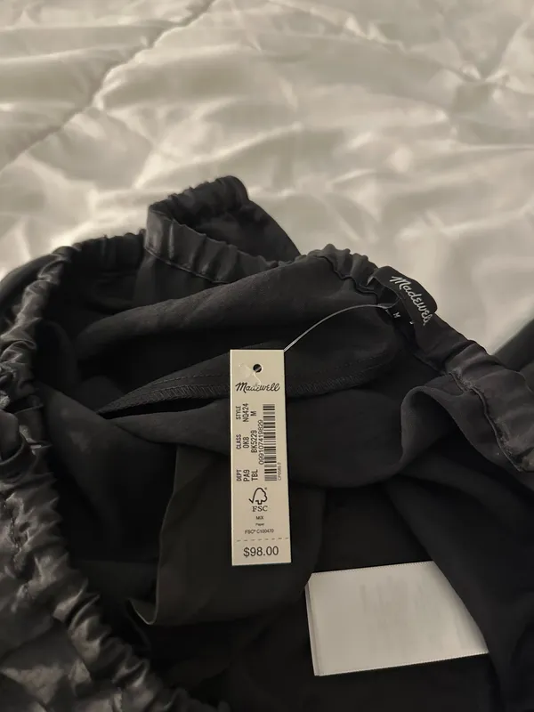 Black Satin Pants - Image 5