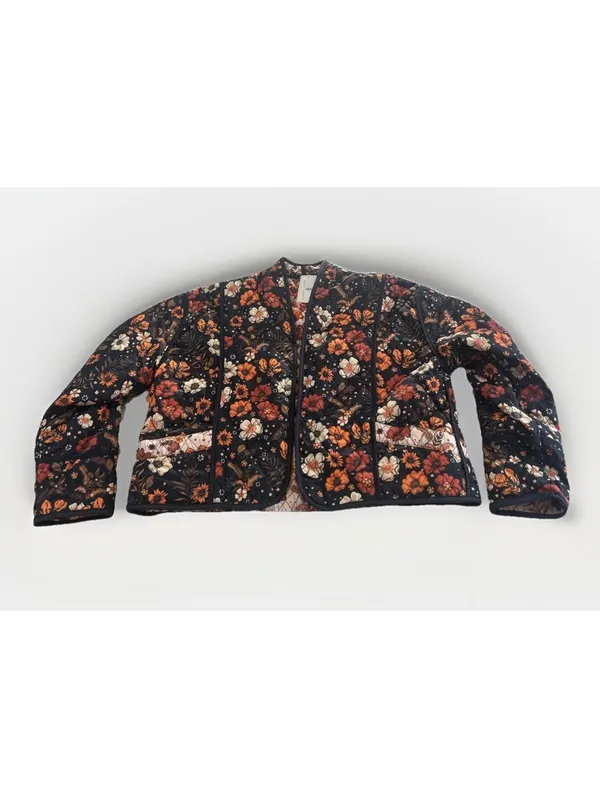 The Simply Southern Reversible Bomber Flower Autumn Boho XL - Image 2