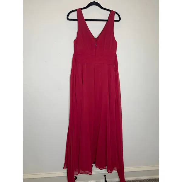 Azazie Dress ? Kora ? Scarlett Sz A10 Burgundy Red Color - Image 9
