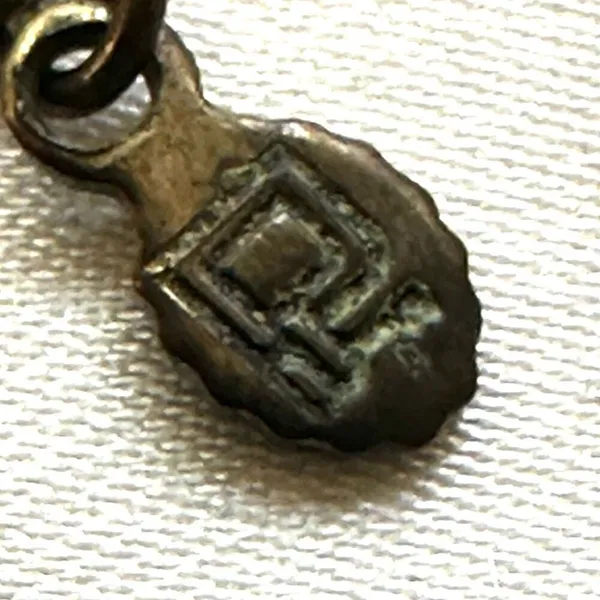 Large blue pendant necklace - Image 6
