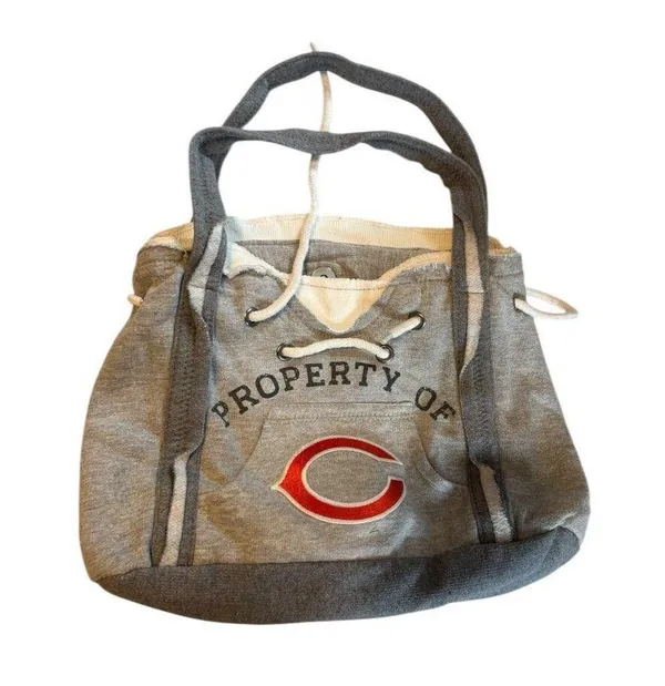 Chicago Bears Property Of C Tote Bag With Drawstring & Snap Closure - Image 6