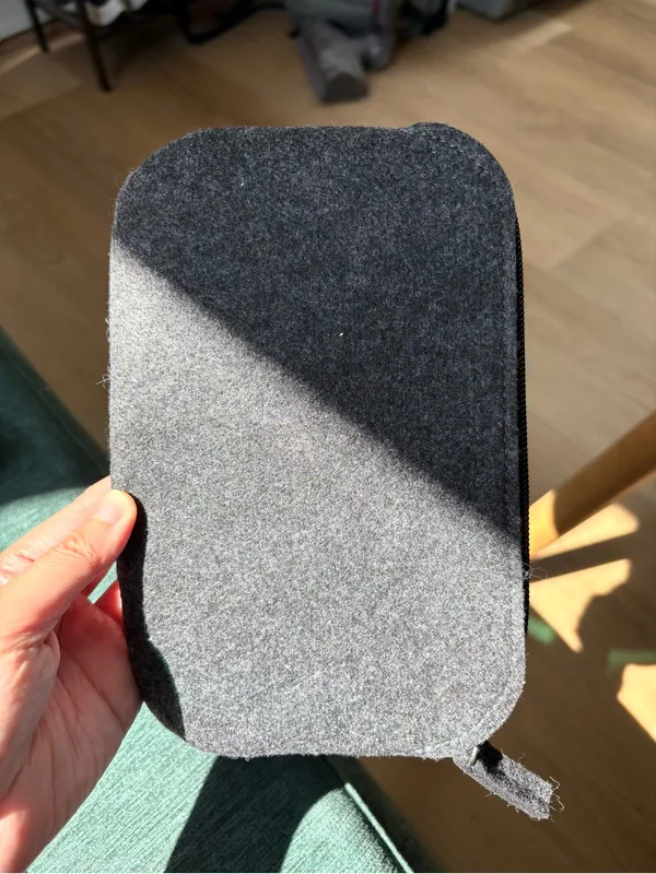 NWOT Teemour Makeup Case Pouch Wallet Gray Color - Image 4