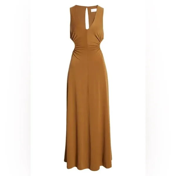 SIGNIFICANT OTHER‎ Ingrid Cutout Waist Jersey Maxi Dress Womens Size 10 - Image 3