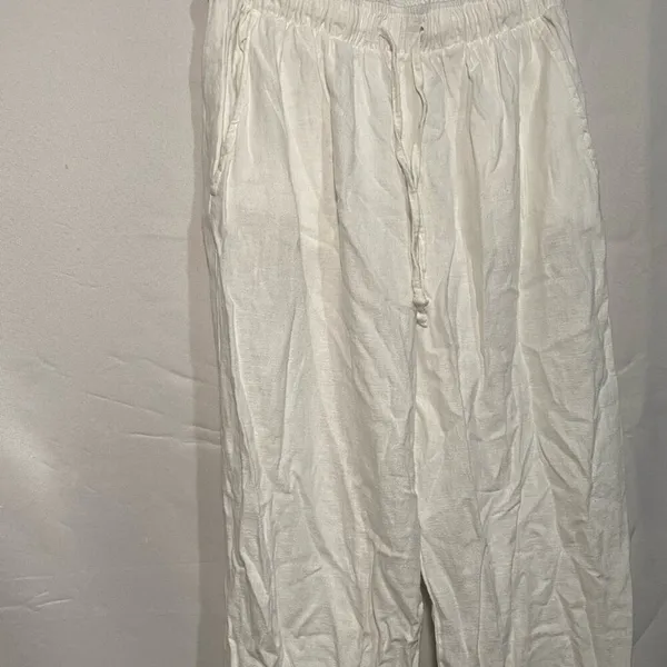 Subdued Italian White Pants size‎ small - Image 4