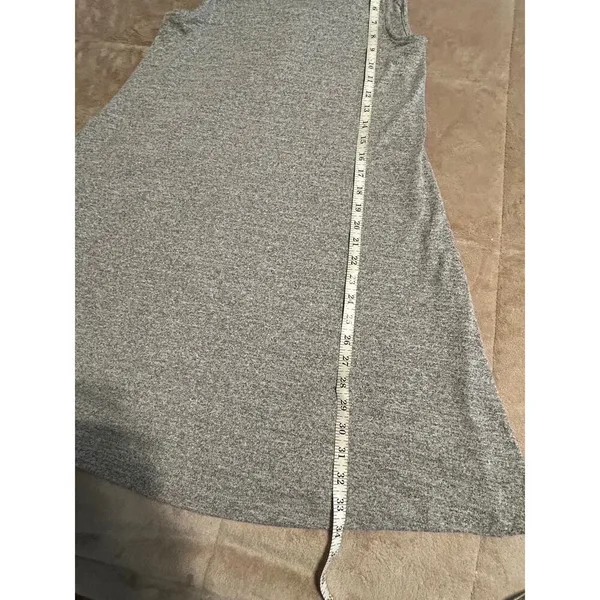 Gap Sleeveless Tank Top Women's Size Medium Long Gray Activewear Workout - Image 6