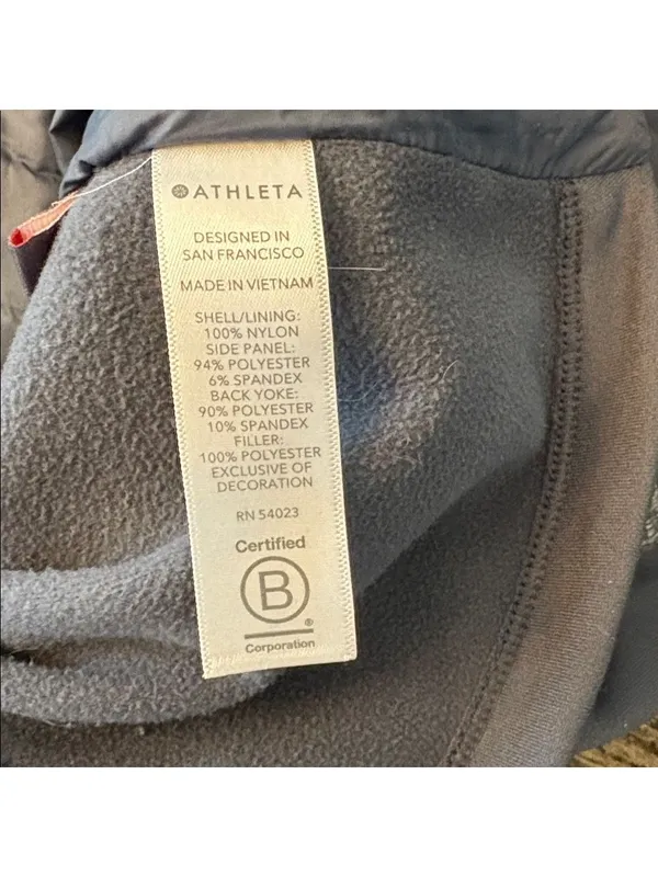 Athleta Rock Ridge‎ PrimaLoft Quilted Puffer Vest Gray Size XS EUC - Image 7