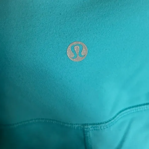 Lululemon Teal/Blue Athletic Leggings 25” Inseam Size 6 - Image 3