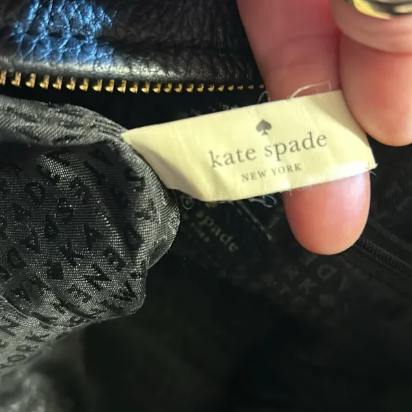 Kate Spade Black Pebbled Leather Crossbody Bag - Image 11