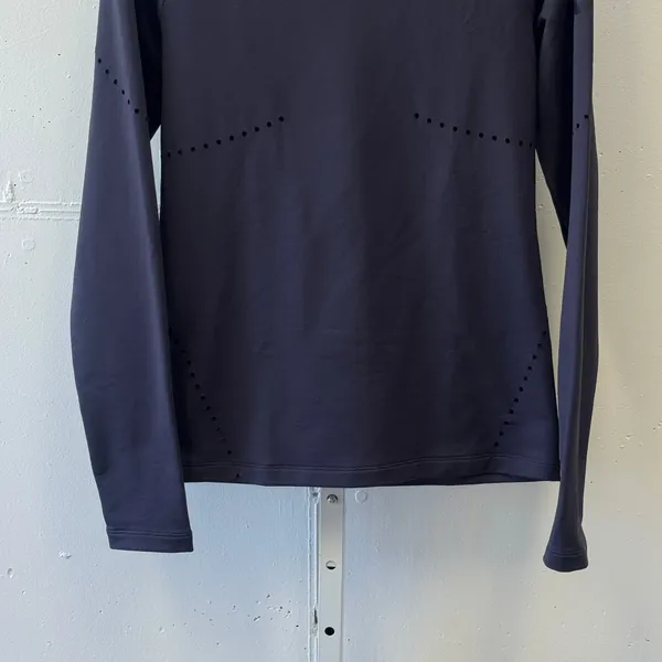 Nike Pro HyperWarm Women's Running‎ Long Sleeve Top Dark Purple Medium Athletic - Image 4