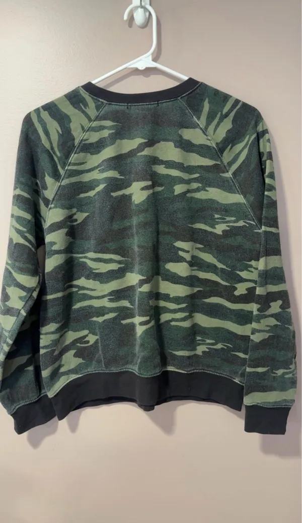Forever 21 Dark Camo Crewneck Sweatshirt  - Image 3