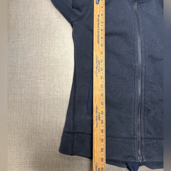 Lululemon Size‎ 6? Small Inkwell Navy Blue En Route Jacket Full Zip - Image 11