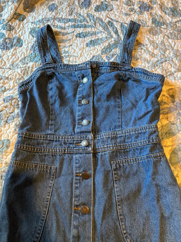 Denim Dress Blue - Image 2