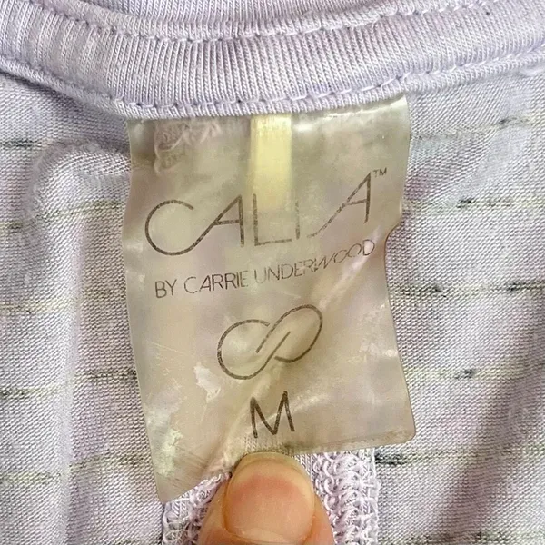 CALIA by Carrie Underwood Striped Workout T-shirt Medium - Image 5
